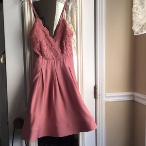 Pink Flare Sun Dress